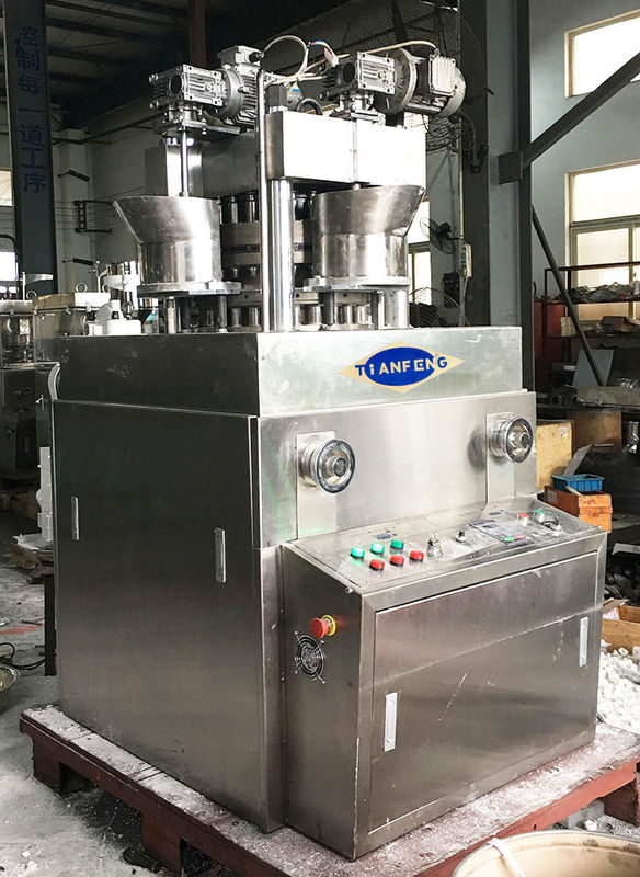 高圧回転式タブレットプレス機 5.5kW 4Lモーターと100KNマックス.圧力