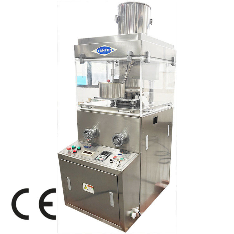 薬剤産業 2.2KWのパワーと最大16200pcs/hのタブレット出力を持つローટરીタブレットプレスマシン