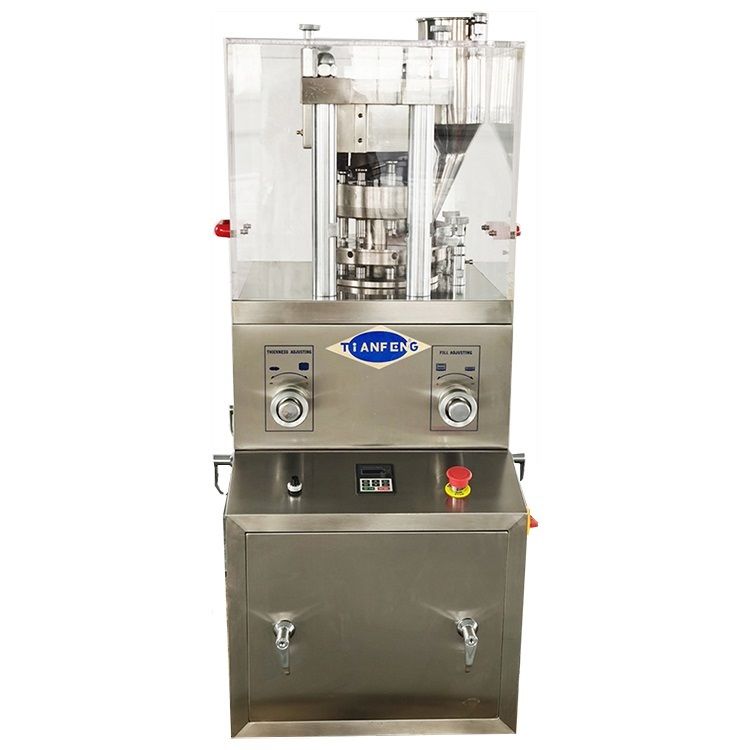 タレット回転速度 0-30 r/min カンフル錠剤製造機 (丸薬/錠剤プレス製造用)