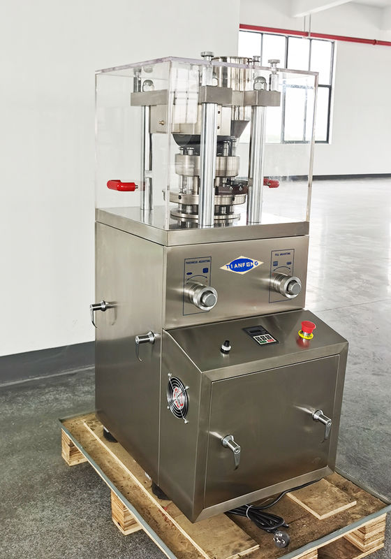 タレット回転速度 0-30 r/min カンフル錠剤製造機 (丸薬/錠剤プレス製造用)