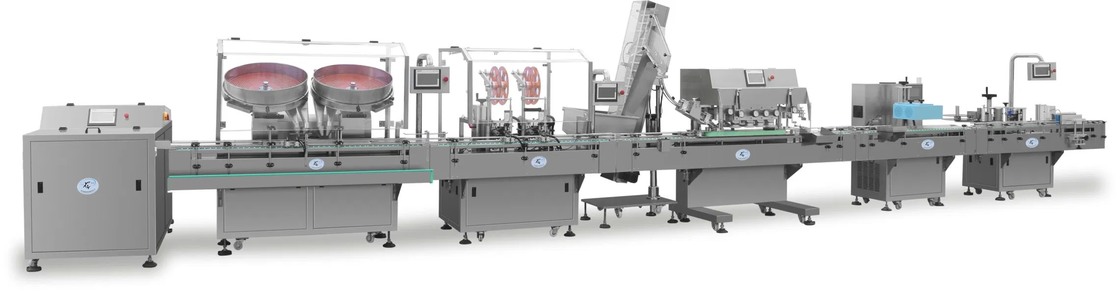 高速380V自動瓶詰め生産ライン 1年間の保証と年間生産能力1000PCS