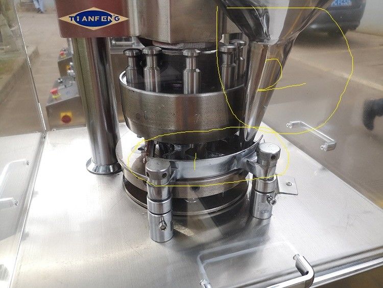ZP5 ZP7 ZP9 化学食品産業用ローータリー錠剤圧縮機 60kN 圧力
